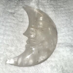 Clear Quartz Moon 🌙💎